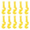 10pcs Dual Groove S-Type Frame Water Pipe Fixing Clips Farm Pipe Fasteners  Farm Waterline System