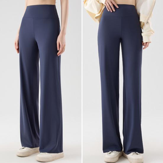 Women Yoga Pants High Waist Wide Leg Pants Breathable Lounge Trousers Spring Autumn Floor Length Pants for Women