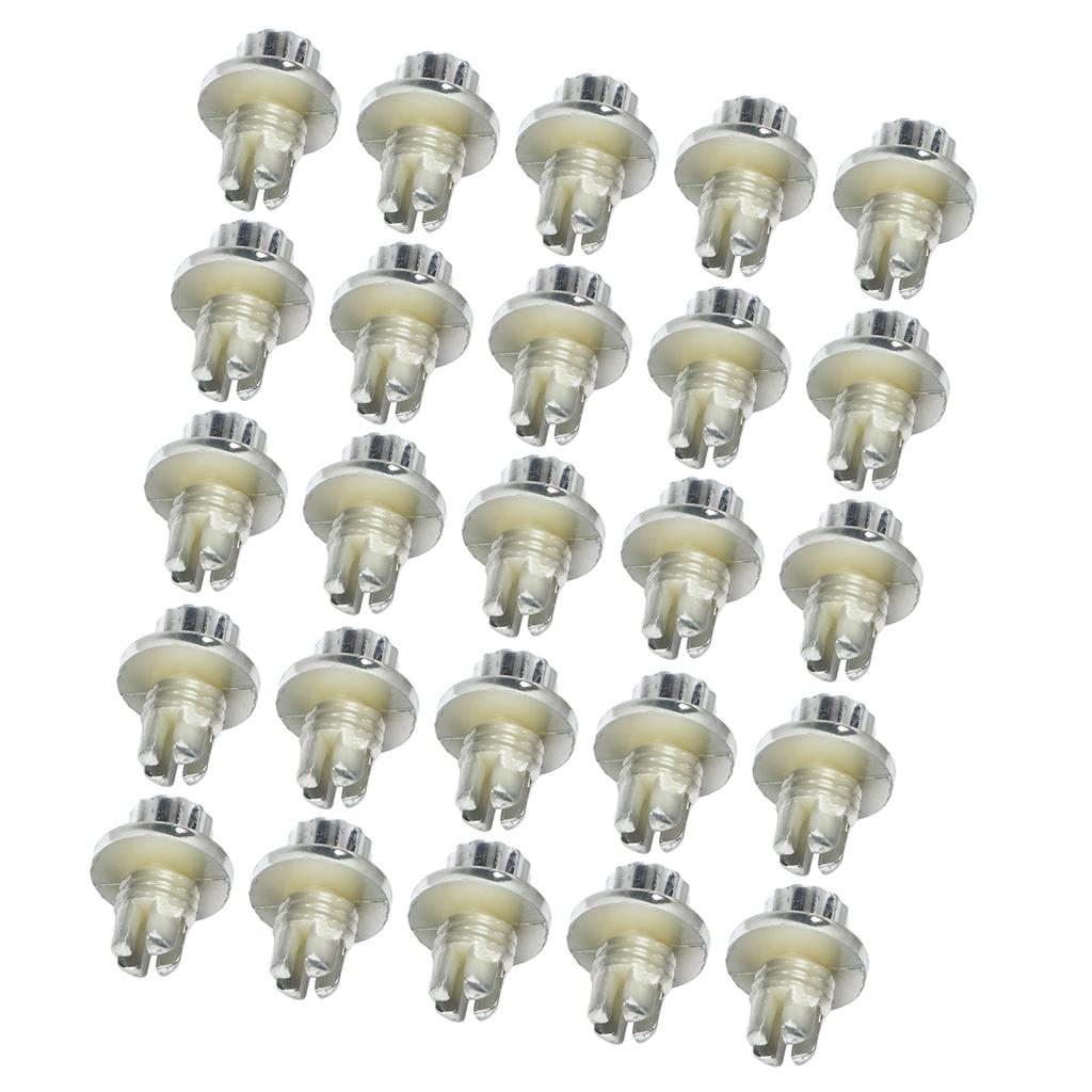 25 Pcs Wheel Rim Rivets Lip Rivets Nuts for AH Ds Series Wheel Rims Cap Lip Screw Bolt Tire
