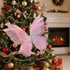 Large Christmas Tree Butterfly Decoration Artificial Butterfly Pendant  Festival Decoration