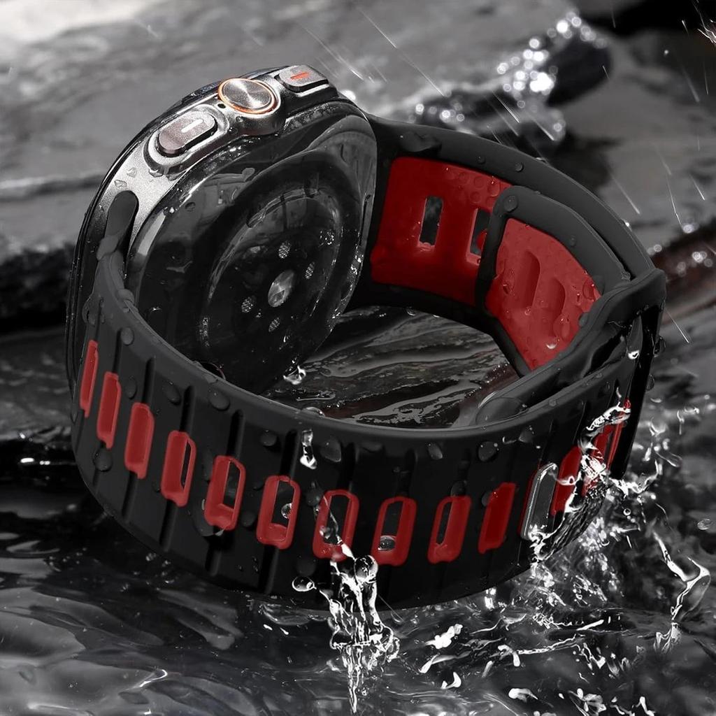 Спортивная терморегулирующая полоса с вставками для ремешка Samsung Galaxy Watch Ultra 47 мм, аксессуары, силиконовый браслет GalaxyWatch Ultra