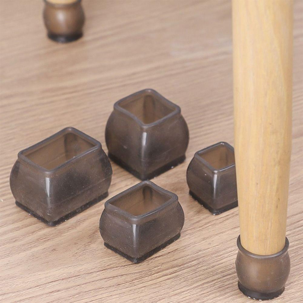 8 шт. Износостойкие накладки для защиты пола, защита для ног, чехлы для ножек мебели, колпачки для ножек стула