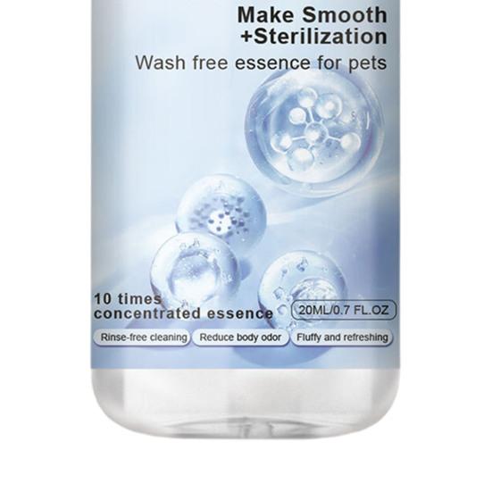 20 мл очищающая эссенция для домашних животных портативная на основе натуральных ингредиентов безводная эссенция для ухода за шерстью кошек