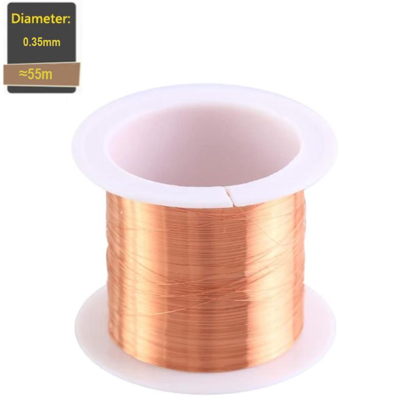 1-3 рулона 50 г медной проволоки 0,1~1,5 мм кабель медная проволока магнитная проволока медная лакированная проволока эмалированная медная обмоточная проволока