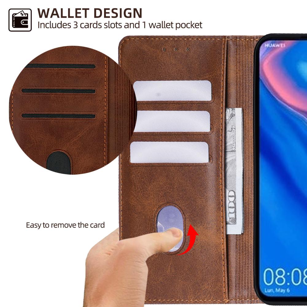 For Huawei P30 Wallet Case Luxury Leather Phone Case for Huawei P60 P50 P40 P30 Pro Plus P50E P40 Lite E Magnetic Flip Cover