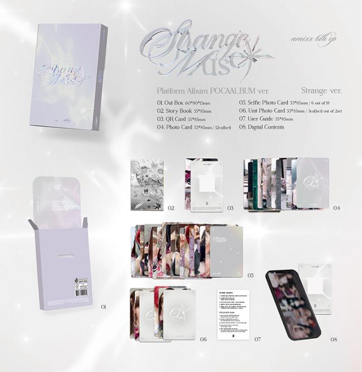 [SET] NMIXX - 6th Mini Album Strange Muse (Platform Album POCAALBUM Ver.) (Muse Ver. / Strange Ver. Set) / (Random Ver.)