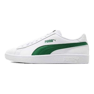 Кроссовки Smash V2 White Green Unisex Puma-White Amazon-Green 365215-03