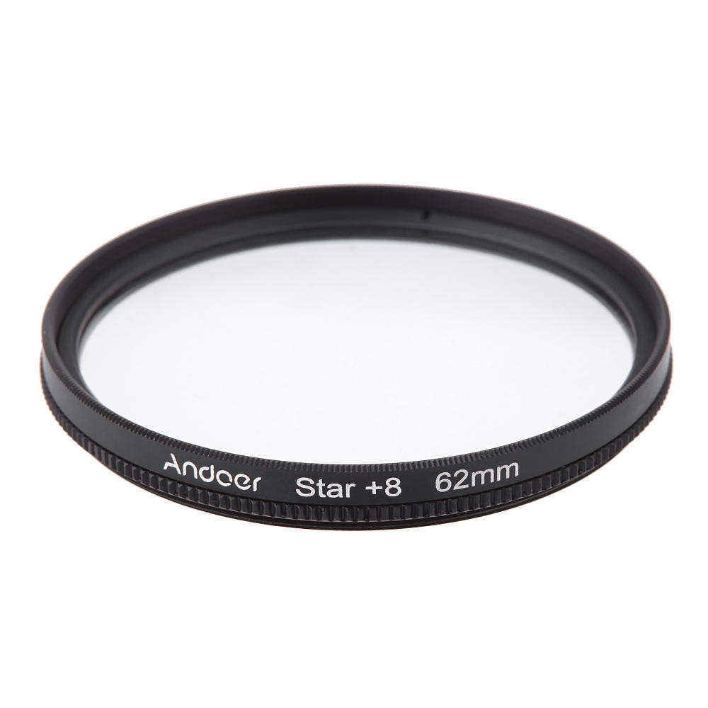 Andoer 62mm UV+CPL+Close-Up+4 +Star 8-Point Filter Circular Filter Kit Circular Polarizer Filter