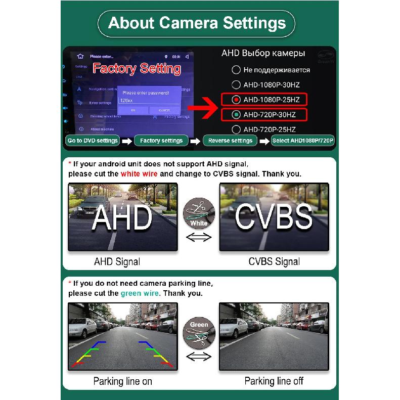 GreenYi 170° AHD 1080P Автомобильная камера заднего вида для VW Volkswagen Santana Polo(3C) Тигуан Туарег Пассат B4 B5 Шкода Фаби