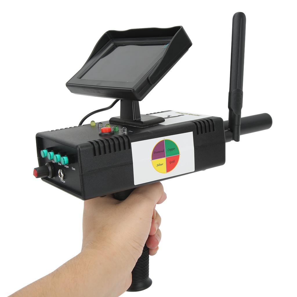 AC100-240V Metal Detector ABS Housing Sensitive Stable Quick Scanning Treasure Finder For Gold Silver Copper