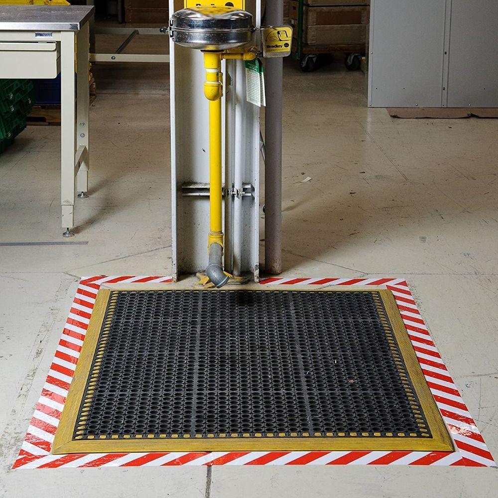 Уличная красная сигнальная лента без клеевого слоя, красно-белая оградительная лента, лента предостережения, лента безопасности