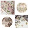 Diary Planner Decorative Scrapbooking Sticker Post Office Label Vintage Stamp Tape Washi Stickers