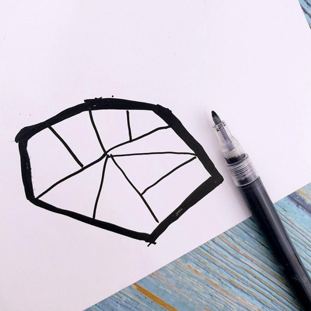 Marker Pens Set Card Making DIY Photo Album Rock Painting, 2 Colors