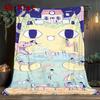 OMORI Theme 2D Flat Pattern Flannel Blanket High quality All Seasons Warmth and Comfort Perfect for Christmas Gifts.PMT0914177