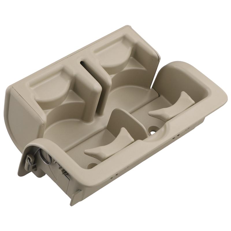 Car Rear Seat Console Cup Holder Assembly ert Cup Holder Cover 88741-1LK3D For Nissan Armada Infiniti QX56 QX80 Beige-M53K