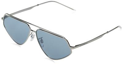 Солнцезащитные очки EA2126 Blue Lens 61 [Emporio Armani] Серебристый/Светлый