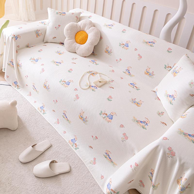 Летний крутой чехол для дивана, полотенце, новая подушка для дивана из ледяного шелка, летнее универсальное одеяло для дивана