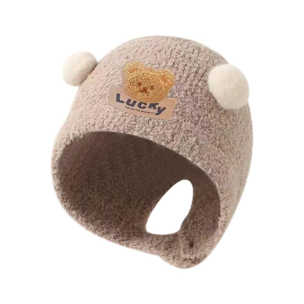 Мультяшные осенне-зимние шапки, утолщенная шапочка для новорожденных, шапка для малышей, теплая шапочка, для улицы