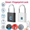Waterproof Fingerprint Lock Keyless Electronic Door Lock Portable Smart Padlock  Home