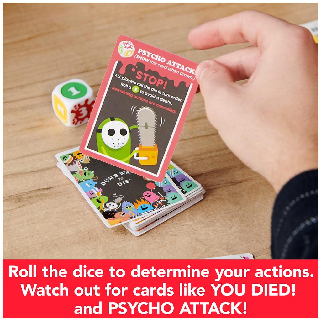 Spin Master Games Dumb Ways To Die Card Game Card Game Based On the Viral Video Adult Party Game Adult Game Fun Game for Families and Kids Ages 12 and