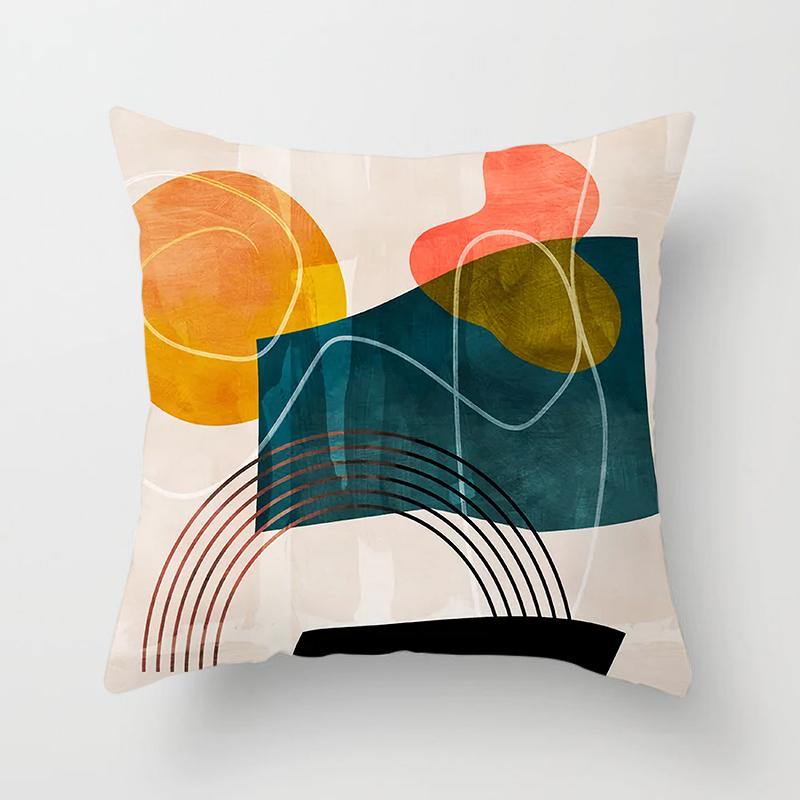 Наволочки с принтом, декоративные чехлы для автомобильных диванов, наволочки для кровати, чешские подушки, домашний декор, розовый плед