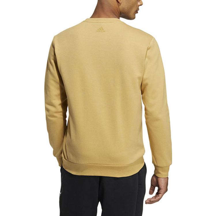 Adidas Sweatshirts Men's Khaki Crew Neck Moderate Regular HM2962
