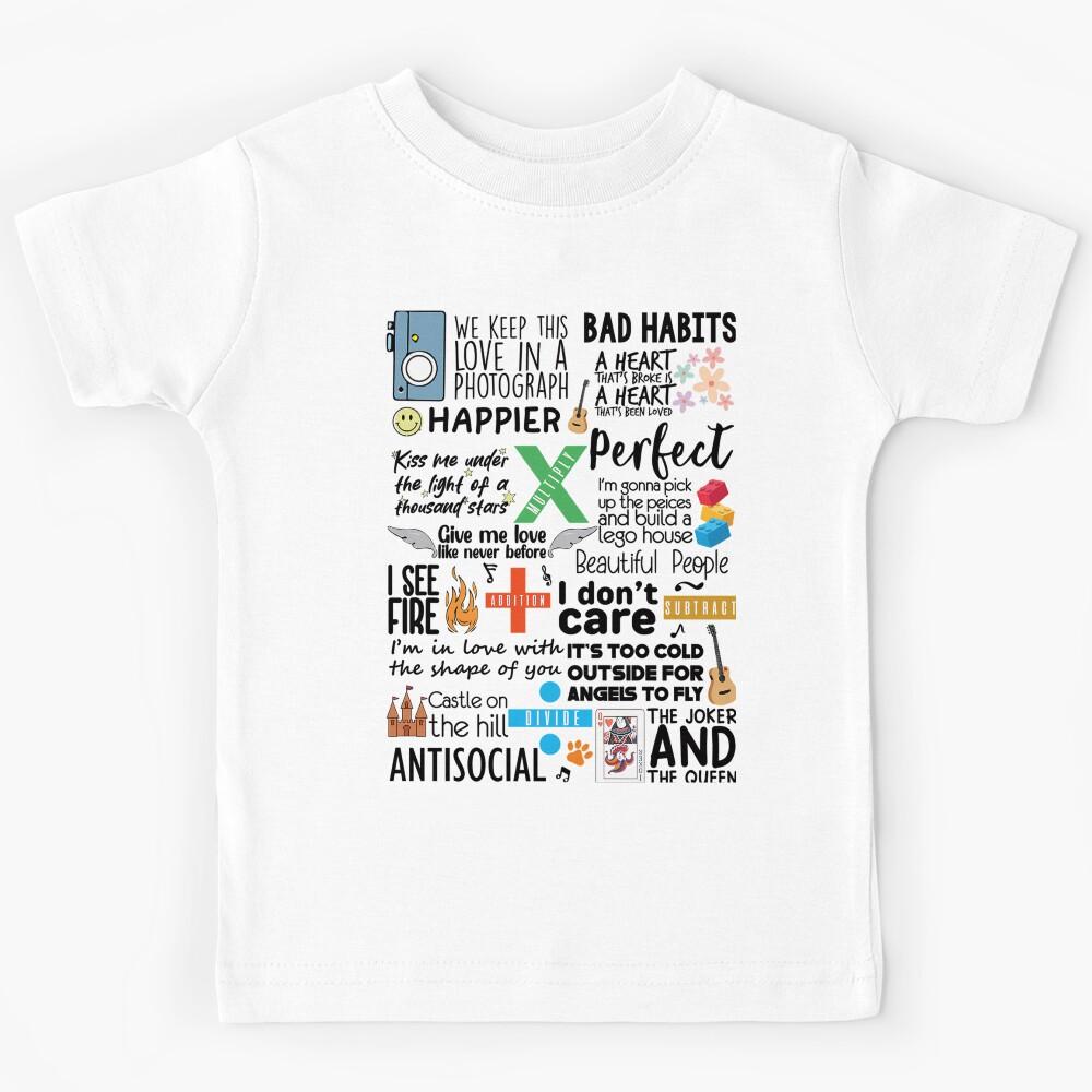 Retro Musican Concert Singer Tour Album Logo Kids T-Shirt