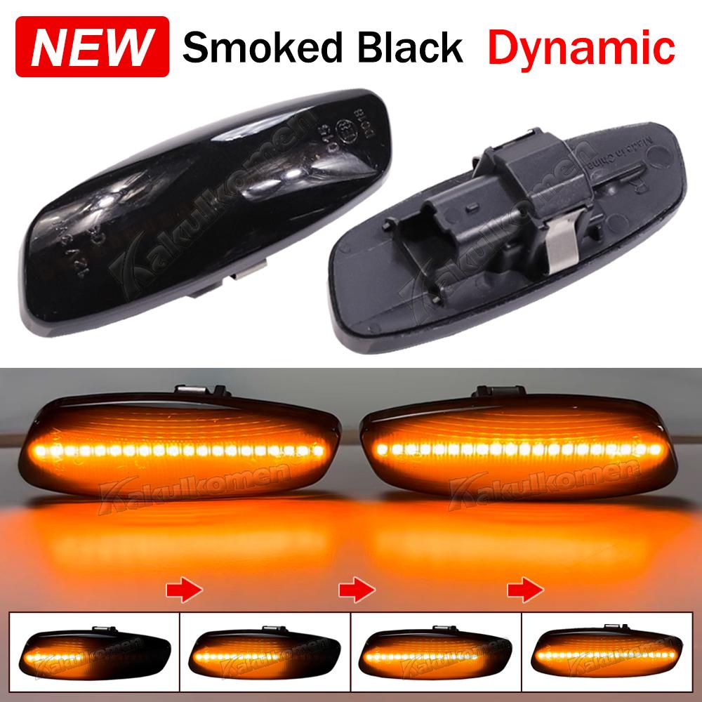 1 пара для Citroen C3 C4 C5 DS3 DS4 для Peugeot 207 308 3008 5008 RCZ динамические светодиодные боковые габаритные огни указатели поворота мигалка