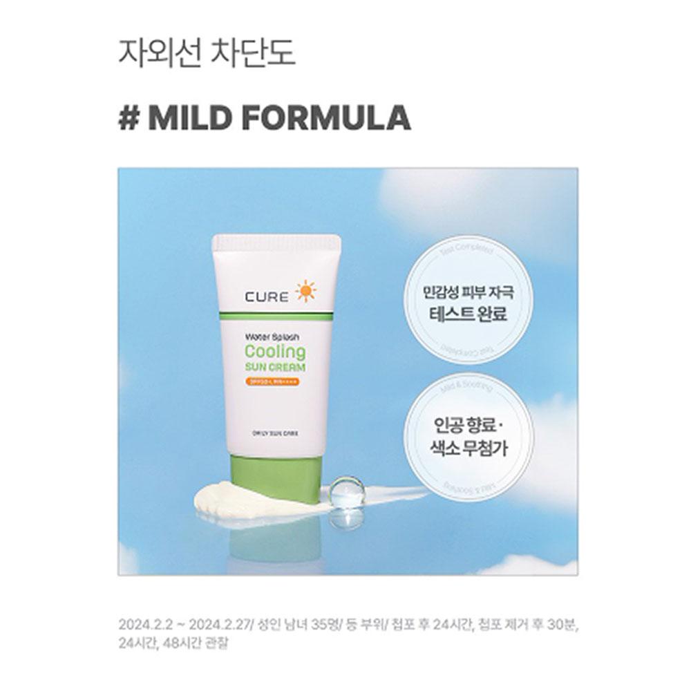 Kim Jeong Moon Aloe Cure Water Splash Охлаждающий солнцезащитный крем 40 мл (SPF50 +)