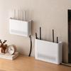 Space-Saving WiFi Storage Shelf Wall-Mounted Organizer Shelf Wireless Router Storage Box  Household