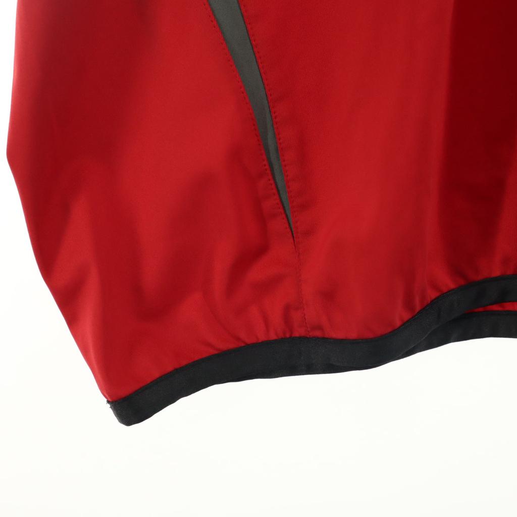 Косметические товары adidas Двухцветный принт Гольф Рукав до локтя Поло на молнии до половины Мужское Б/У