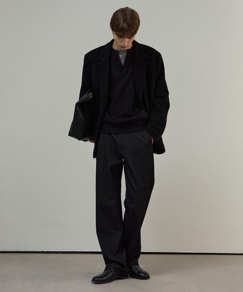 Mindbridge [Couture] Свободный жакет из буклированной шерсти
