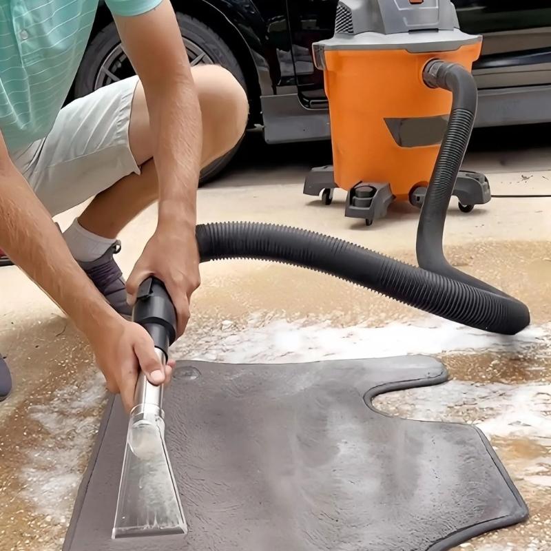 Комплект аксессуаров для влажной и сухой уборки Компактный дизайн Подходит для чистки ковров Ухода за обивкой и Детейлинга автомобилей