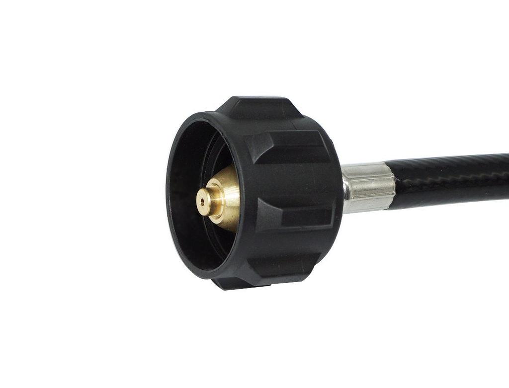 1 Brass Propane Adapter Hose For Qcc1 Type Tank Connects 4ft Hose