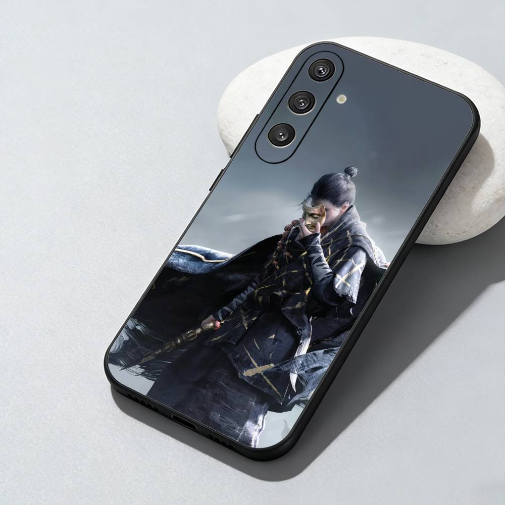 Чехол для телефона WWM Game W-Where Winds Meet для Samsung Galaxy A73, A72, A71, A70, A52, A51 Другие Мягкий черный чехол
