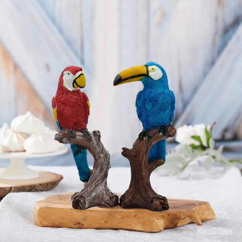 Новая фигурка птицы Васту в виде попугая, влюбленной пары, сидящей на дереве, для домашнего декора