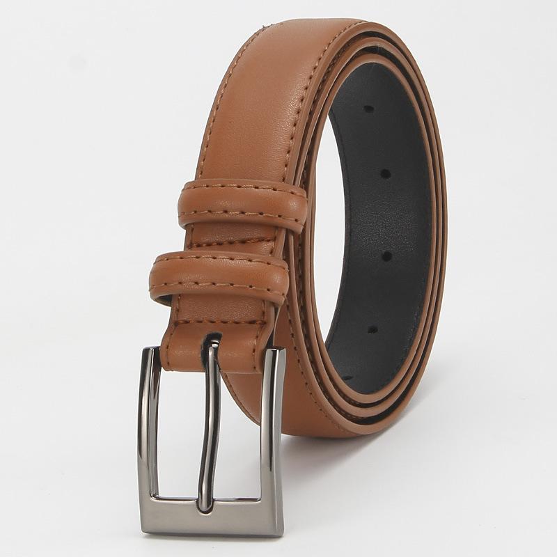 Женский ремень из натуральной кожи, ремень из коровьей кожи, женский универсальный декоративный ремень, деловой, повседневный, простой, модный ремень