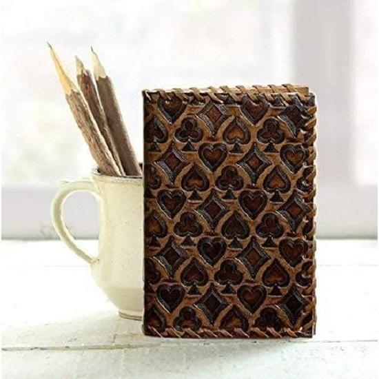 Combo Leather Diary Vintage Inspired Leather Journal Diary with Handmade Genuine Eco-Friendly.