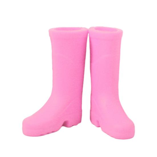 1 пара резиновых сапог, модель кукольного домика, миниатюрные резиновые длинные сапоги от дождя, кукольная обувь для украшения кукольного домика