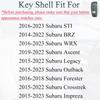 Замена корпуса брелока подходит для Subaru Legacy Outback Impreza Ascent Forester BRZ WRX STI XV Crosstrek 2014- Бесключевой пульт дистанционного управления 4