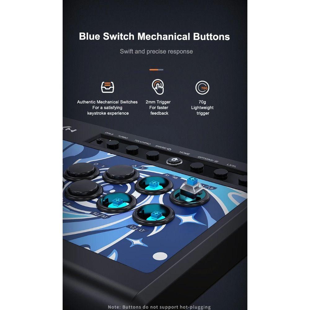 PXN-008 Arcade Game Controller, Arcade Stick with Joystick and Action Buttons