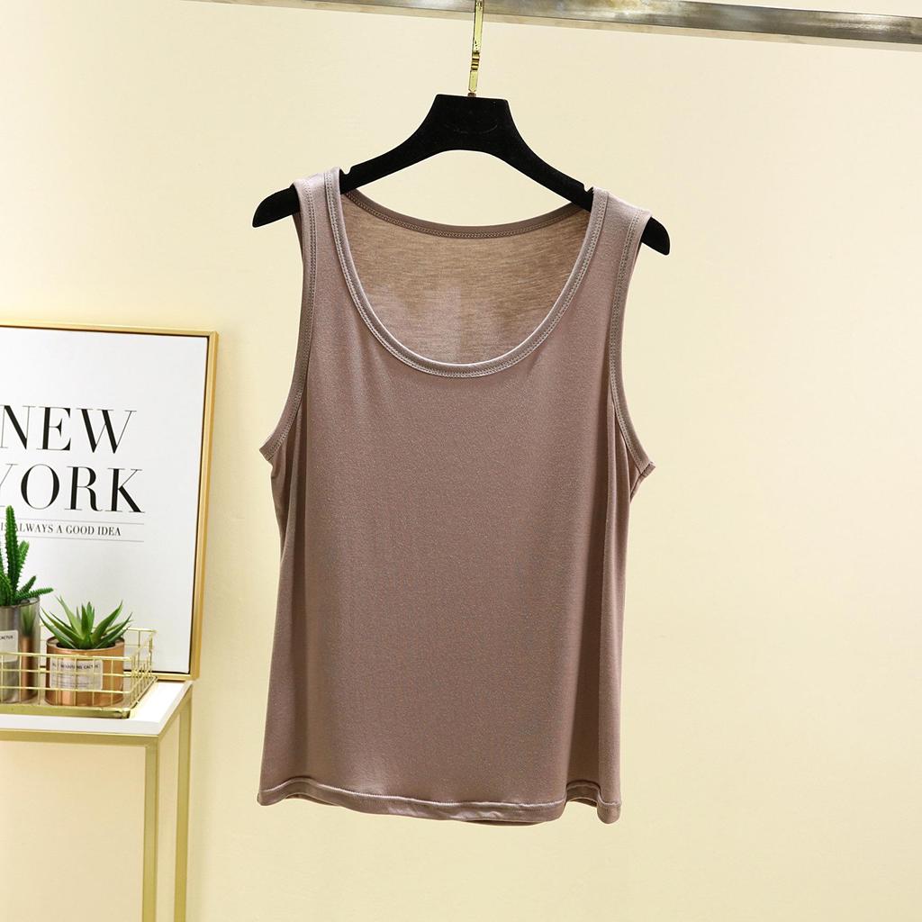 Women's Summer Thin Modal U-neck Slimming Tank Top