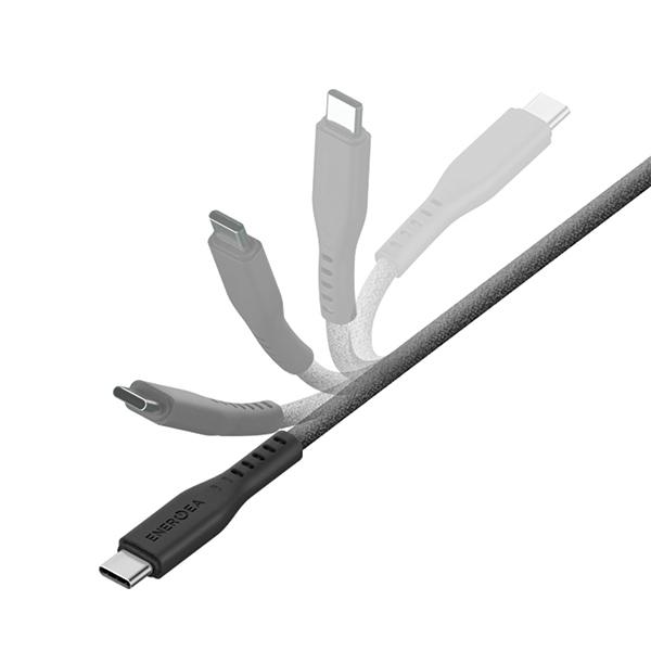 Kabel USB-C do Lightning Energea 1.5m 60W Szybkie ładowanie Czarny