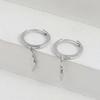 S925 Silver Diamond Stud Earrings For Women Sweet Cute Little Lightning Bolt Personality Creative Fashion Jewelry