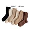 Thick Fuzzy Wool Socks Cashmere Long Socks Fashion Winter Warm Velvet Socks  For Women