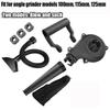 Change Angle Grinder To Wind Blower Powerful Vacuum Cleaner Tool Parts 2-in-1 Modified Hair Dryer Converter Easy Assembly
