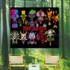 Рэп-метал Insane Clown Posse Icp Juggalo Ретро Флаги Множественный выбор Жилая Студия Кабина Интерьер Декорация Баннер