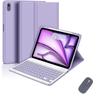 Защитный чехол для iPad A16 11 дюймов с беспроводной Bluetooth-клавиатурой с подсветкой и слотом для стилуса для 10.9 Gen