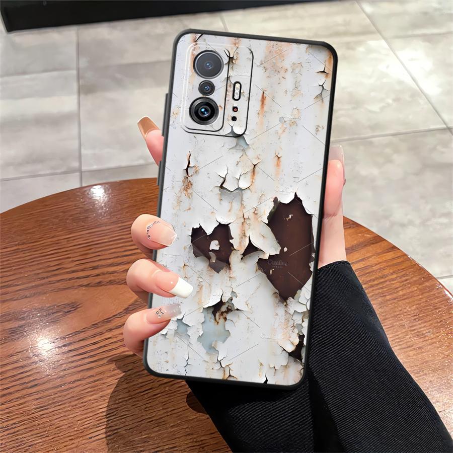 Ретро-чехол с эффектом ржавчины для Xiaomi Mi 9 11T 14 Pro 9T 10 11 13 Lite 10T CC9Pro 13