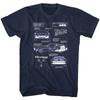 SciFi Film Back To The Future Time Machine Blueprint TShirt 100 Cotton ONeck Short Sleeve Casual Mens Tshirt Size S3XL